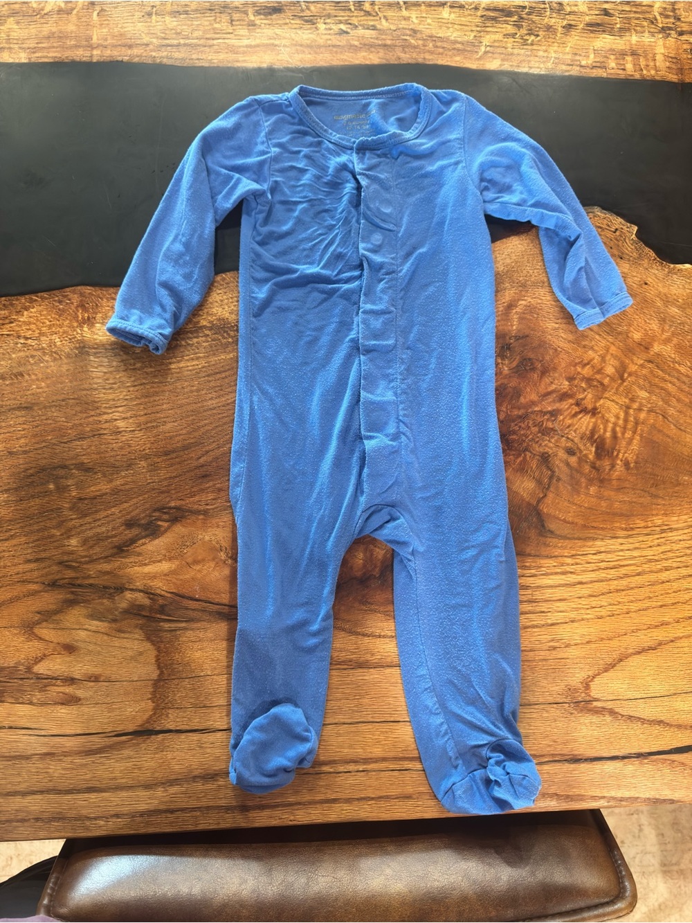 Blue Magnetic Me footie pajamas